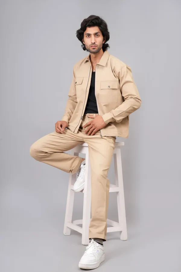 White_And_Brown_Cotton_Premium_Co_Ord_Set_For_Men_Pack_Of_2
